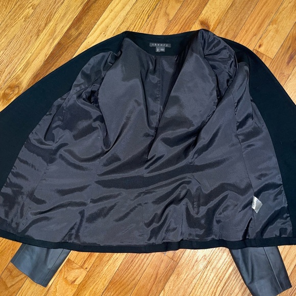 NWOT Faux Leather Zip One eyelet Rave Rock Work Fit Flare Fall Modern Minimalist - Picture 6 of 7